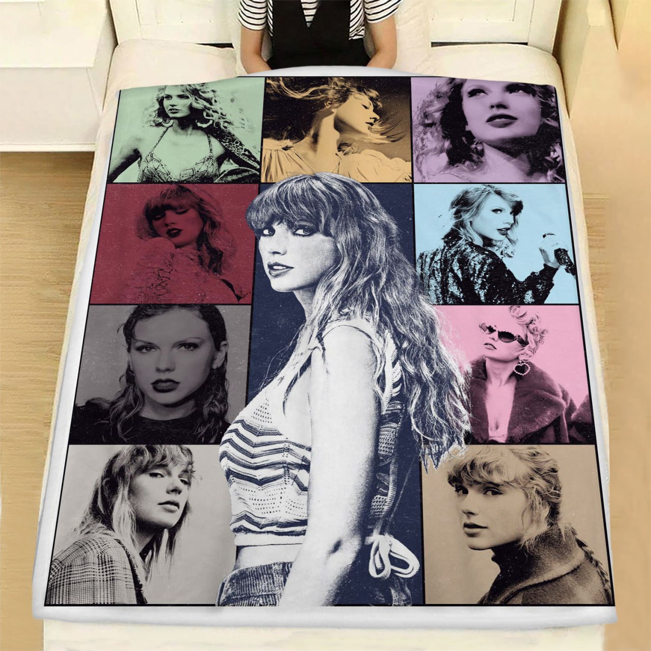 Taylor Swift The Eras Tour Quilt Blanket - Gifts For Swifties