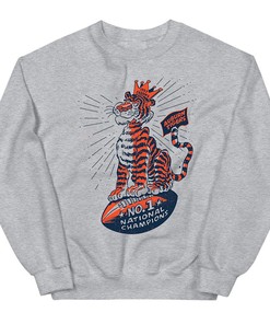 1957 Auburn National Champs Football Tee with Vintage Style and Fan Gift Option