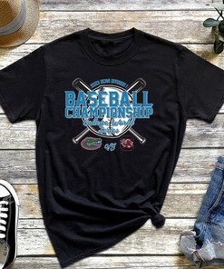 2023 Ncaa Di Baseball Championship Matchup - Florida Gators Vs. South Carolina T-Shirt