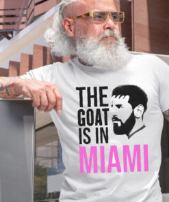 Lionel Messi Inter Miami FC T-shirt - The GOAT is in Miami Jersey