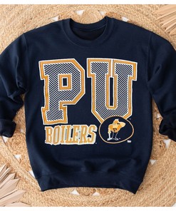 90s Vintage Purdue Boilers Crewneck Sweatshirt with Fan Gift Design