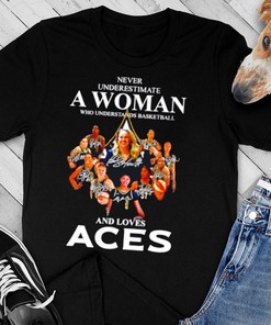 Aces Signatures Tshirt For Women Who Love Basketball Just Get It Now