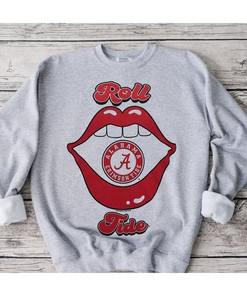 Add Some Fun To Your Game With Alabama Lips Roll Tide T-Shirt