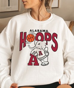 Alabama Crimson Tide Hoops Ringer Tee For The Fans