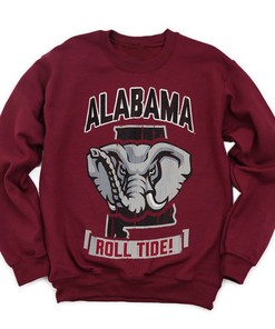 Alabama Crimson Tide Mascot T-Shirt For Youth Fans - Champion Crimson