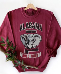 Alabama Crimson Tide Mascot T-Shirt For Youth Fans - Champion Crimson