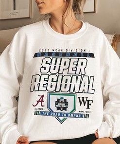 Alabama Crimson Tide Vs Wake Forest Demon Deacons Di Baseball Championship Tee