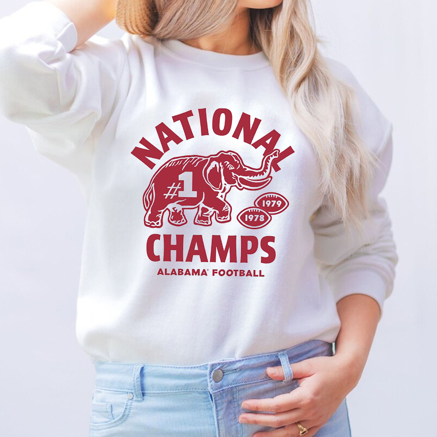 Alabama Football Back-To-Back Champions Tee For Fans