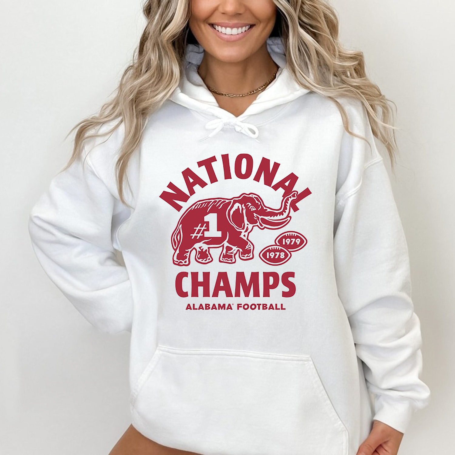 Alabama Football Back-To-Back Champions Tee For Fans