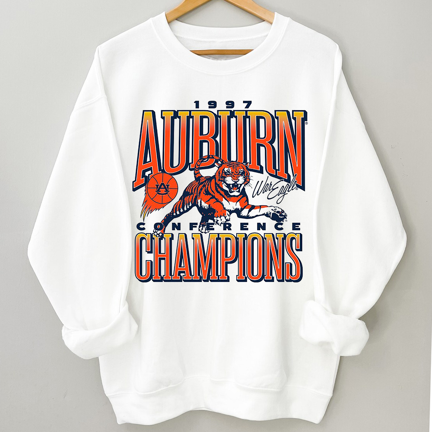 Auburn Basketball 1997 Conference Champs Tee with Two Fan Gift Options