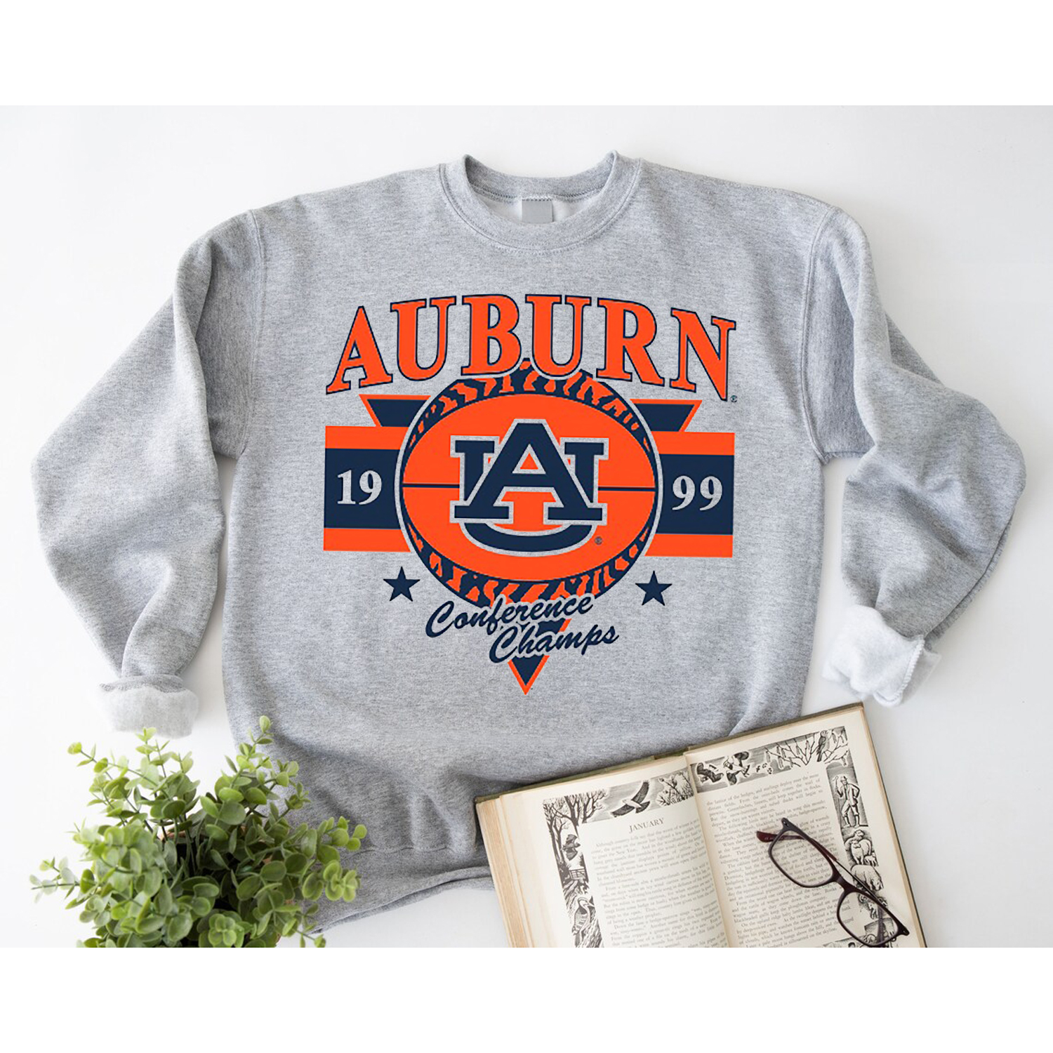 Auburn Basketball 1999 Conference Champs Tee with Two Fan Gift Options