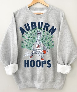 Auburn Basketball Peacock Tee with Fan Gift Option