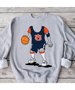Auburn Tigers Basketball Player Short Sleeve T-Shirt with Fan Gift Option