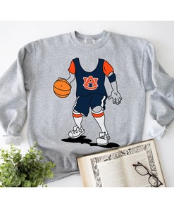 Auburn Tigers Basketball Player Short Sleeve T-Shirt with Fan Gift Option