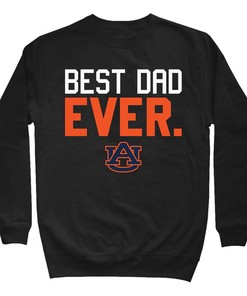 Auburn Tigers Best Dad Ever Shirt with Fan Gift Option