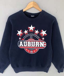 Auburn Tigers Colosseum 4th Of July Stars T-Shirt with Fan Gift Option