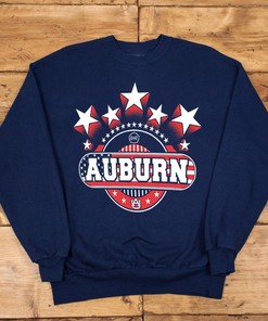 Auburn Tigers Colosseum 4th Of July Stars T-Shirt with Fan Gift Option