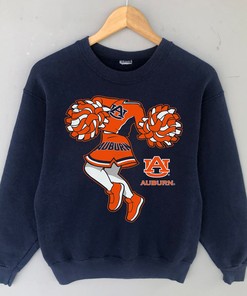 Auburn Tigers Pom Pom Cheer II Short Sleeve T-Shirt with Fan Gift Option