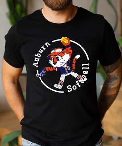 Auburn Tigers Softball Mascot Chibi Tee with Fan Gift Option