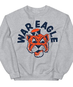 Auburn Tigers Vintage War Eagle Hoodie with Two Fan Gift Options