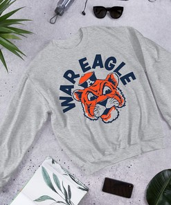 Auburn Tigers Vintage War Eagle Hoodie with Two Fan Gift Options