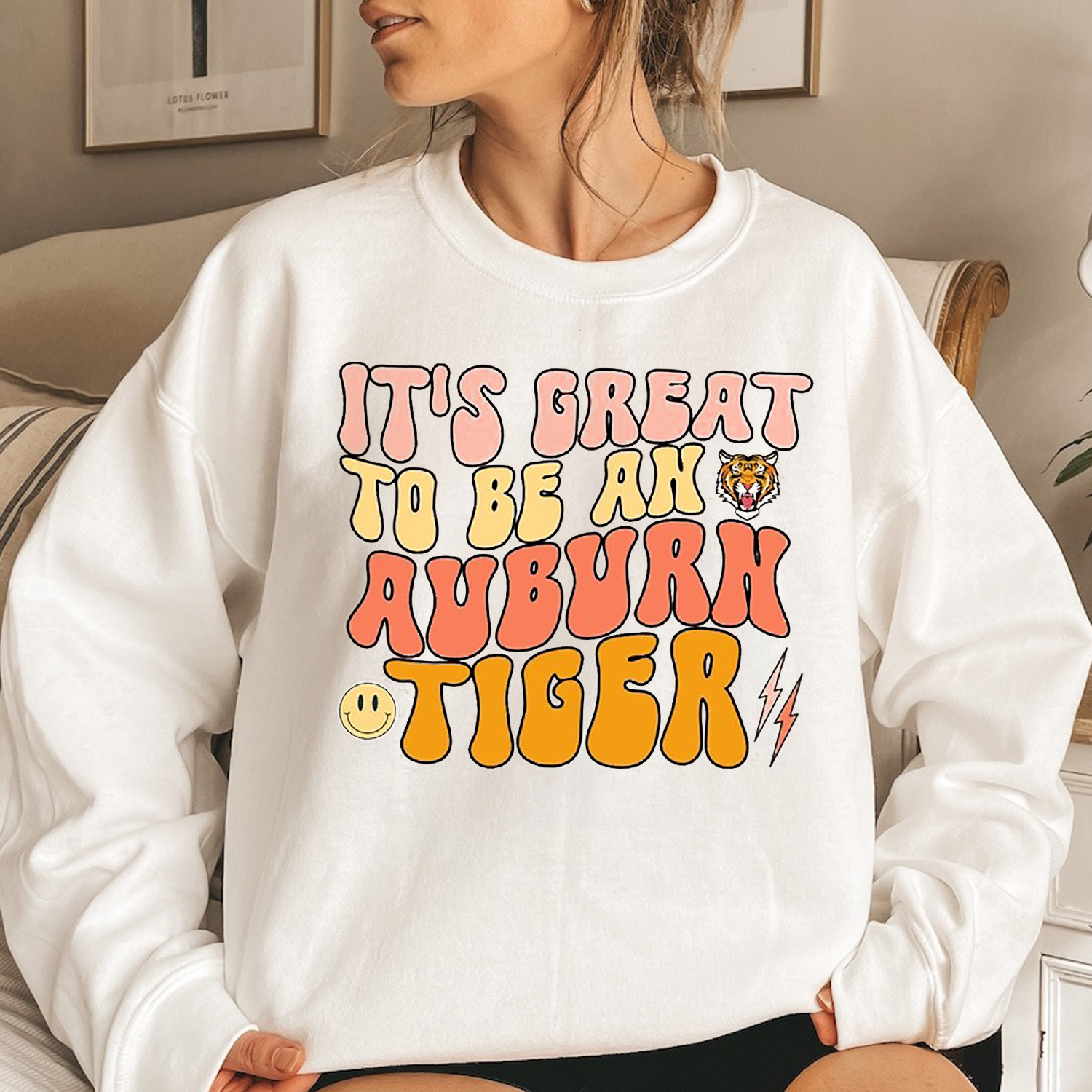 Auburn University Tee for Fans of Sports Teams with Groovy Tee and Gameday Options