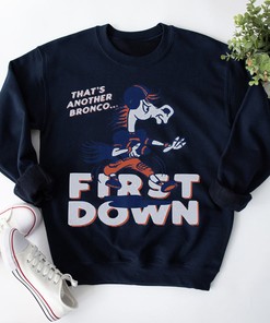 BSU Bronco First Down Vintage Tee, Perfect Fan Gift