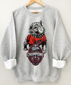 Back to Back National Championship Georgia Bulldogs Football Tee - NCAA Apparel for Fans