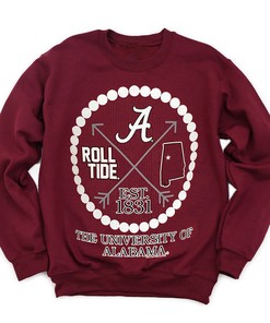 Be Stylish With Alabama Crimson Tide Arrow Pearls T-Shirt