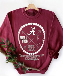 Be Stylish With Alabama Crimson Tide Arrow Pearls T-Shirt