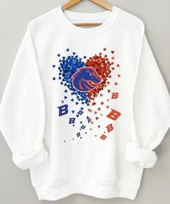 Boise State Broncos Heart T-Shirt - Show Your Love for the Team
