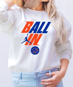 Boise State Broncos Jordan Brand Ball In Tee, Perfect Fan Gift