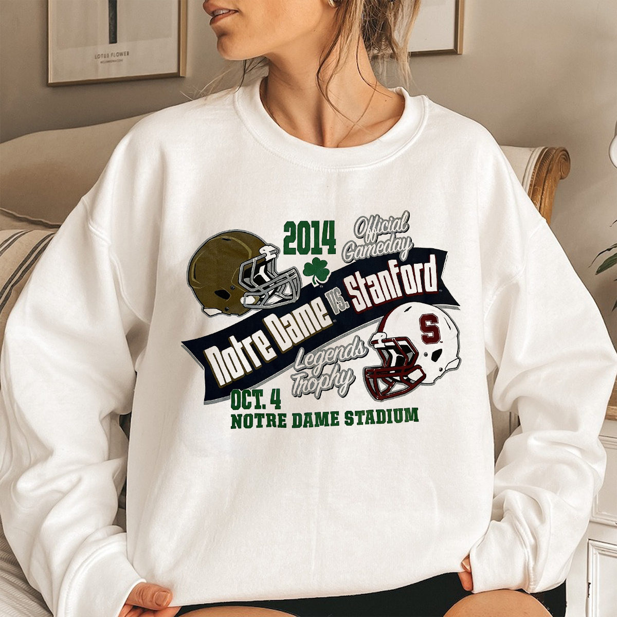 Champion Notre Dame Fighting Irish T-Shirt - Vintage Style Fan Gift