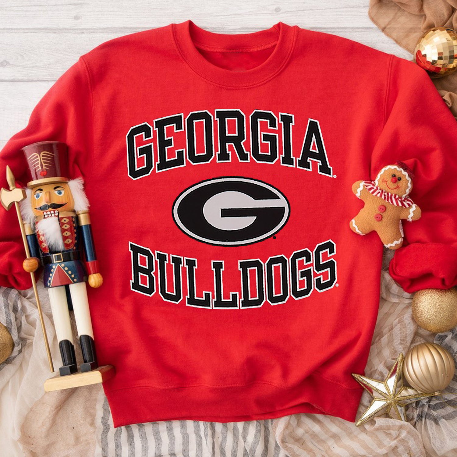 Champion Youth Red Circling Team Jersey Tee - Georgia Bulldogs Apparel for Kids