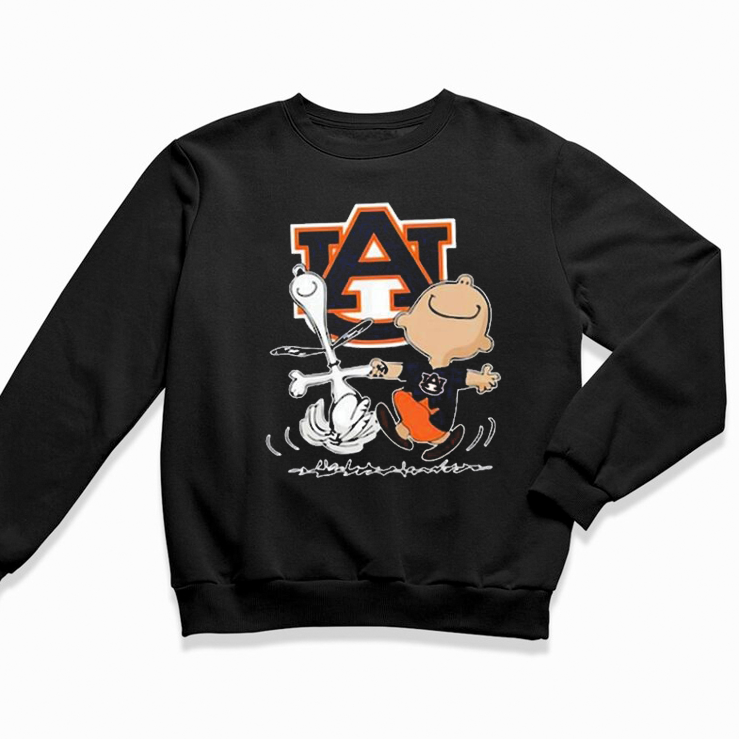 Charlie Brown Snoopy Auburn Tigers Fan Gift T-Shirt with Two Additional Options