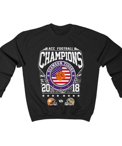 Clemson Tiger Pittsburgh Panthers NCAA ACC Football Champions 2018 Shirt for Fans Gift