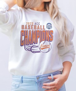 Clemson Tigers 2023 ACC Baseball Conference Tournament Champions T-Shirt for Fans Gift