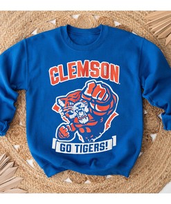 Clemson Tigers Champion Go Tigers Strong Mascot T-Shirt for Fans Gift