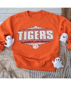 Clemson Tigers NCAA Crew Neck Sweatshirt T-Shirt Hoodie for Fans Gift