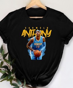 Denver Nuggets Carmelo Anthony T Shirt Nba 2023 - The Legend Lives On