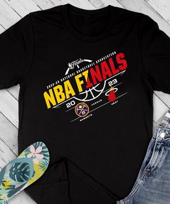 Denver Nuggets Vs. Miami Heat 2023 Nba Finals Shirt - Witness The Battle