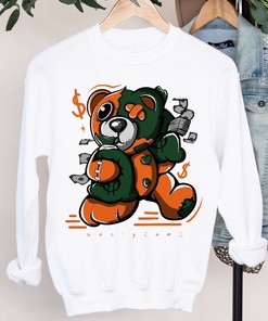 Dunk Low Miami Hurricanes No Time To Rest Bear Unisex T-Shirt - NCAA Sweatshirt Hoodie