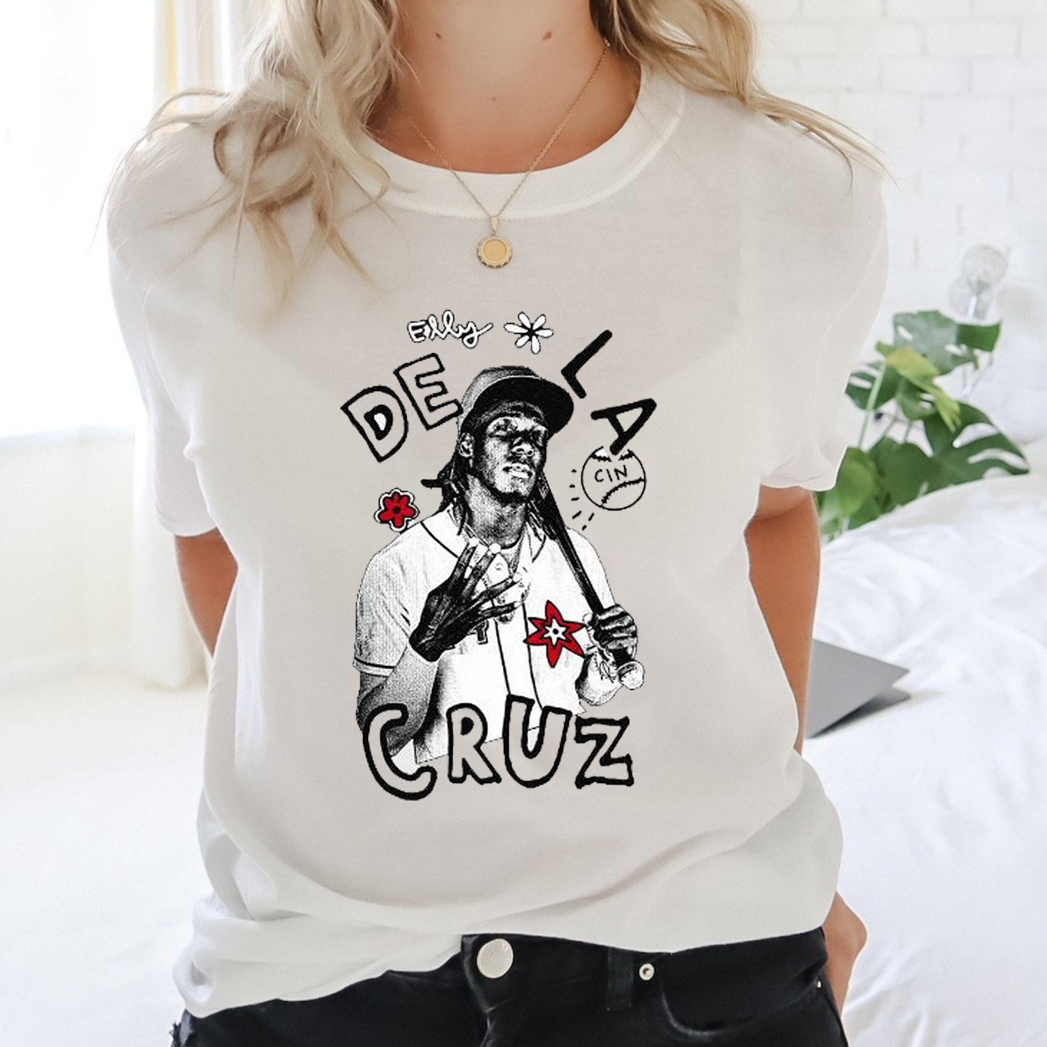 Elly De La Cruz Hand Sign MLBPA Tshirt, Hoodie, Sweatshirt, Gift for Fans