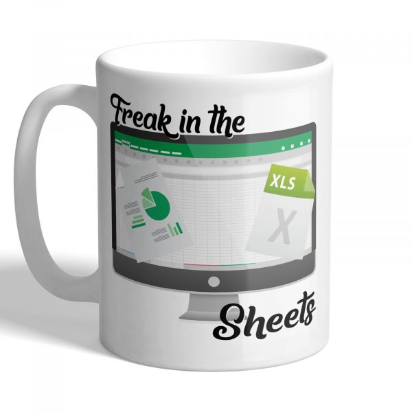 Freak In The Sheets Excel Coffee Mug