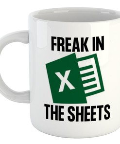 Freak in the Sheets Mug - Funny Accountant Mug - Perfect Gift for Coworkers and Friends