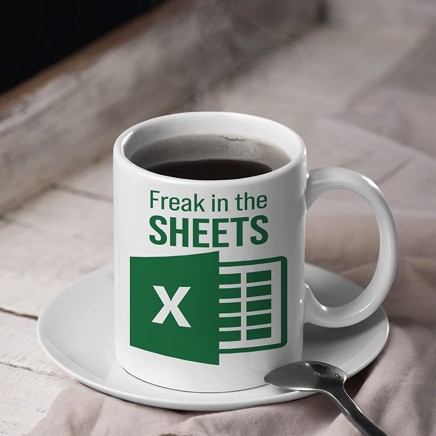 Funny Excel Mug - Unleash Your Inner Spreadsheet Freak - Perfect Gift for Work Colleagues or Friends - Image 2