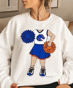 Future Tailgater Boise State Broncos Heads Up Cheerleader Tee, Perfect Fan Gift