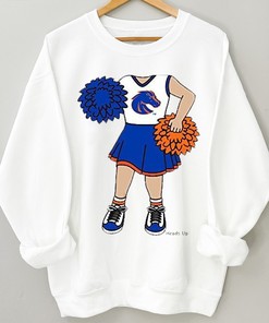 Future Tailgater Boise State Broncos Heads Up Cheerleader Tee, Perfect Fan Gift