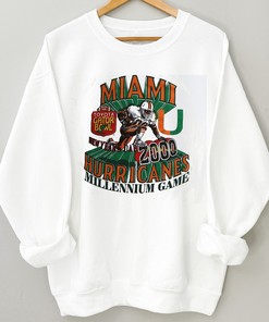 Gator Bowl 2000 Football Miami Hurricanes Shirt - Vintage NCAA Sweatshirt Hoodie