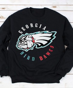 Georgia Bird Dawgs Eagles and Bulldogs Tee - Fan Gift Idea